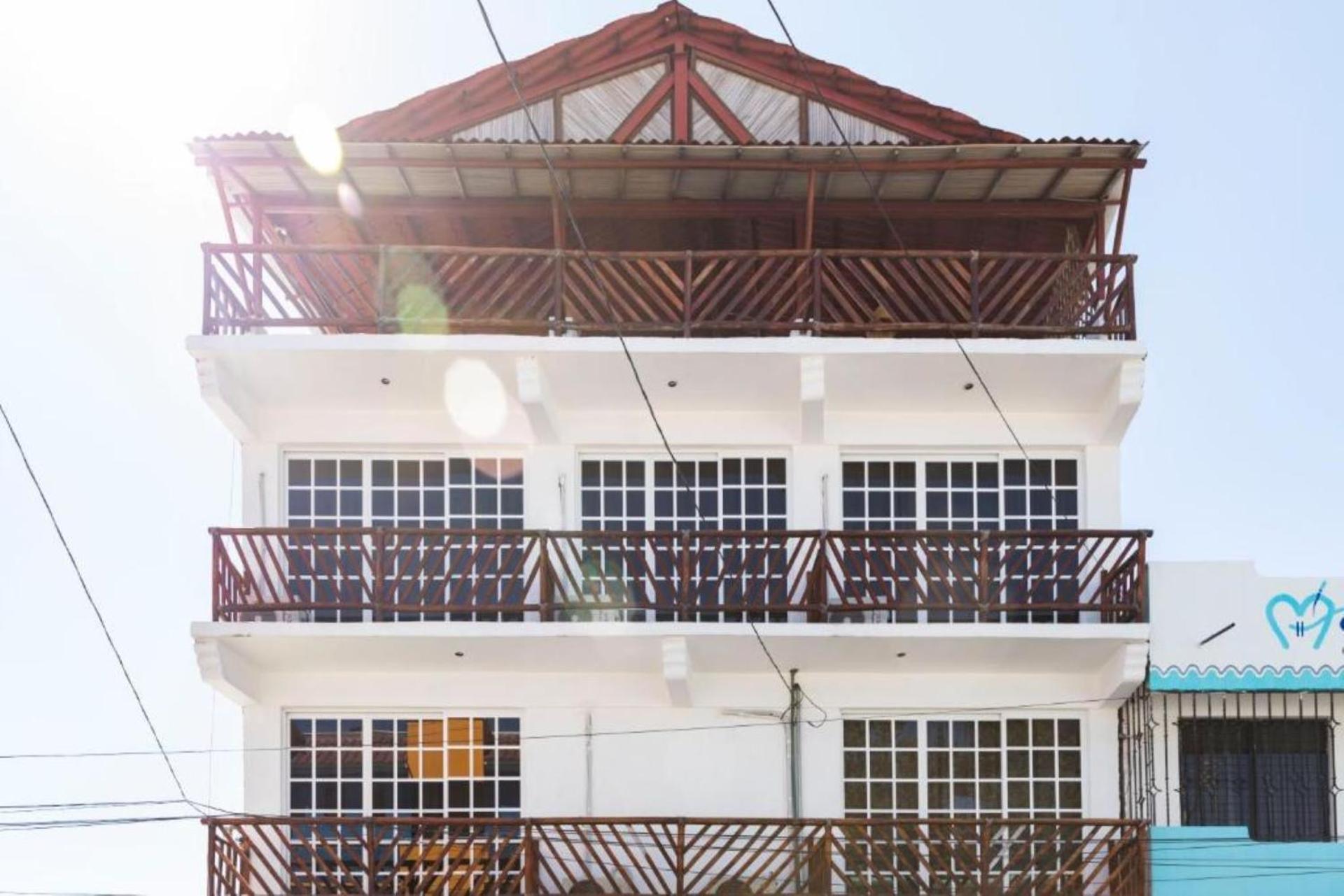 Terraza Puerto Hostel Puerto Escondido  Exterior foto