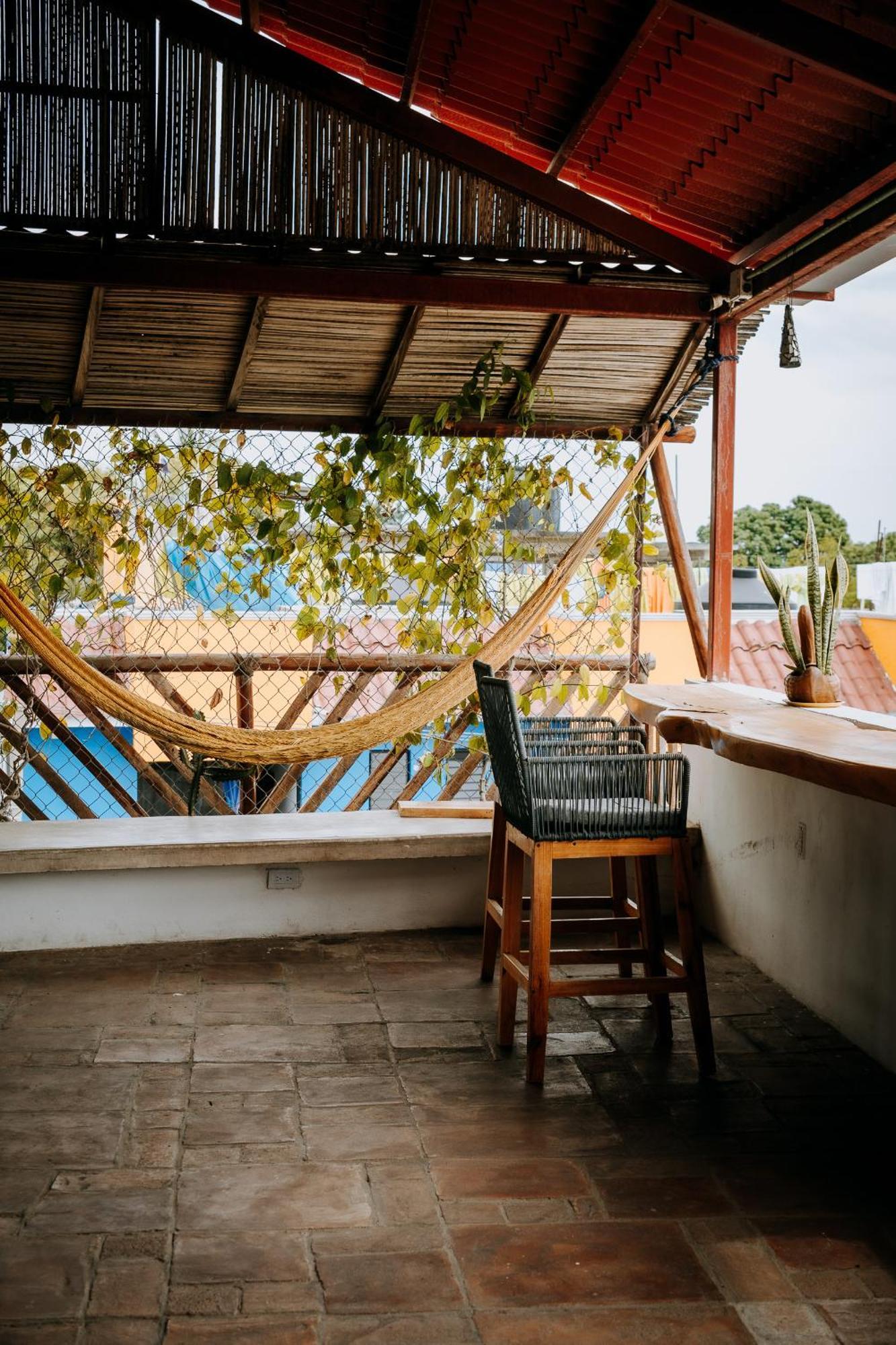 Terraza Puerto Hostel Puerto Escondido  Exterior foto